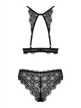 Renelia 2-delige Kanten BH Set - Zwart - PlayForFun